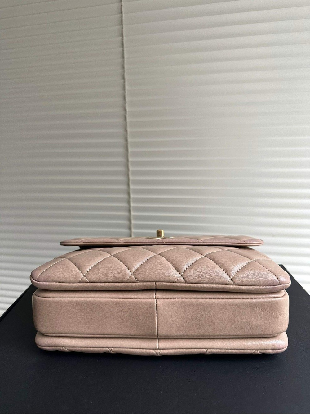 CHANEL Quilted Top Handle Satchel in Blush - Picture 6 of 10